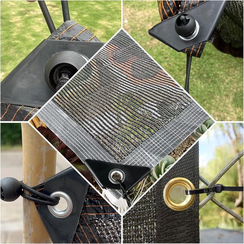 Unicaravan Shade Sail Hardware Kit 6 inch turnbuckles for Triangle Rectangle Sun Shade Sail Outdoor Installation turnbuckles for Cables Wire for Outdoor,Garden,Kitchen,Craft,118PCS - Image 5